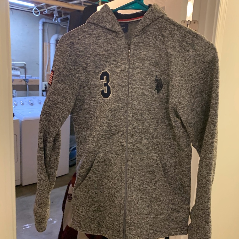 Boys lightly used zip up Jacket  XL